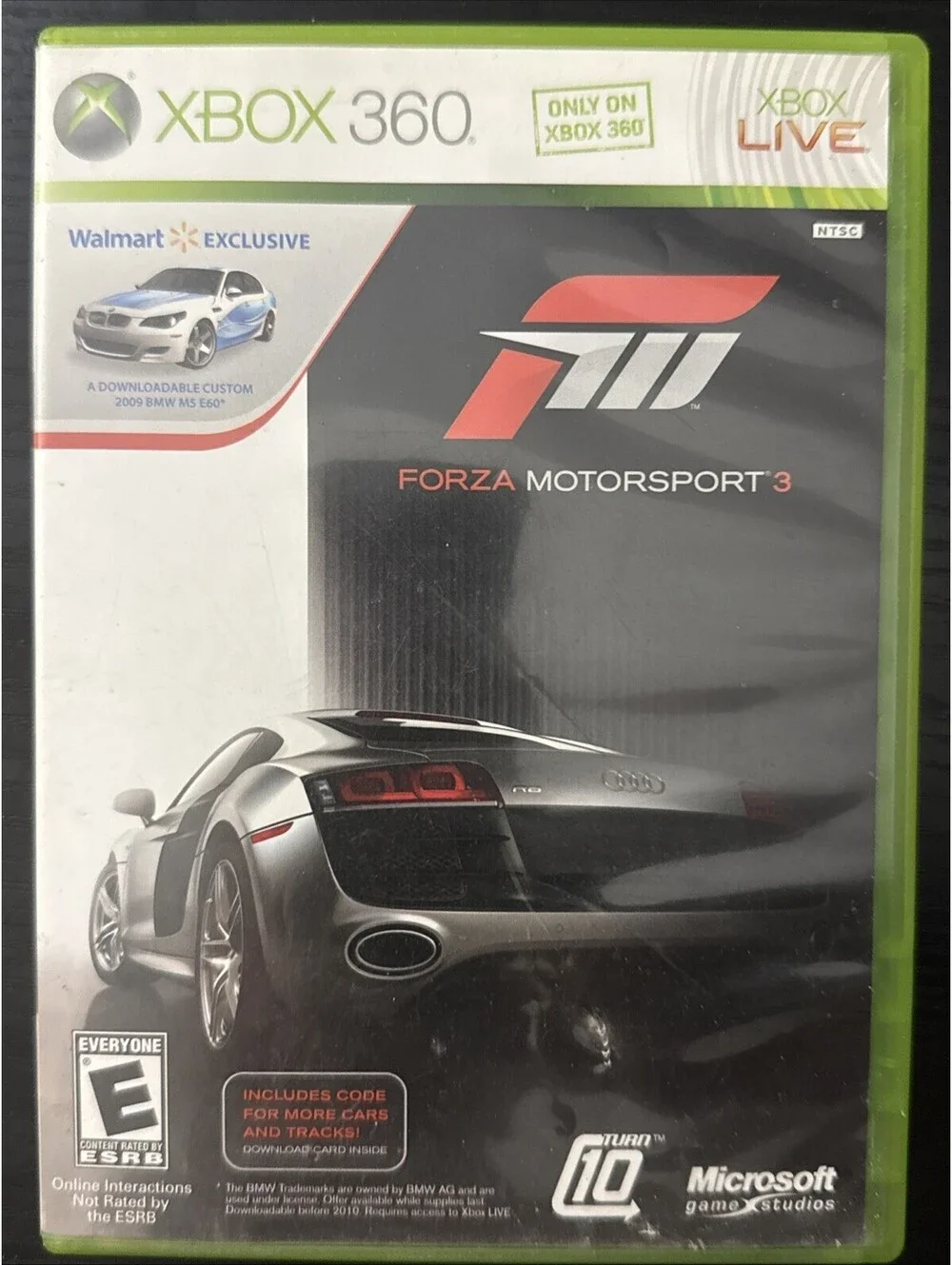 Forza Motorsport 3 (Xbox 360) CIB With Manual Walmart Exclusive